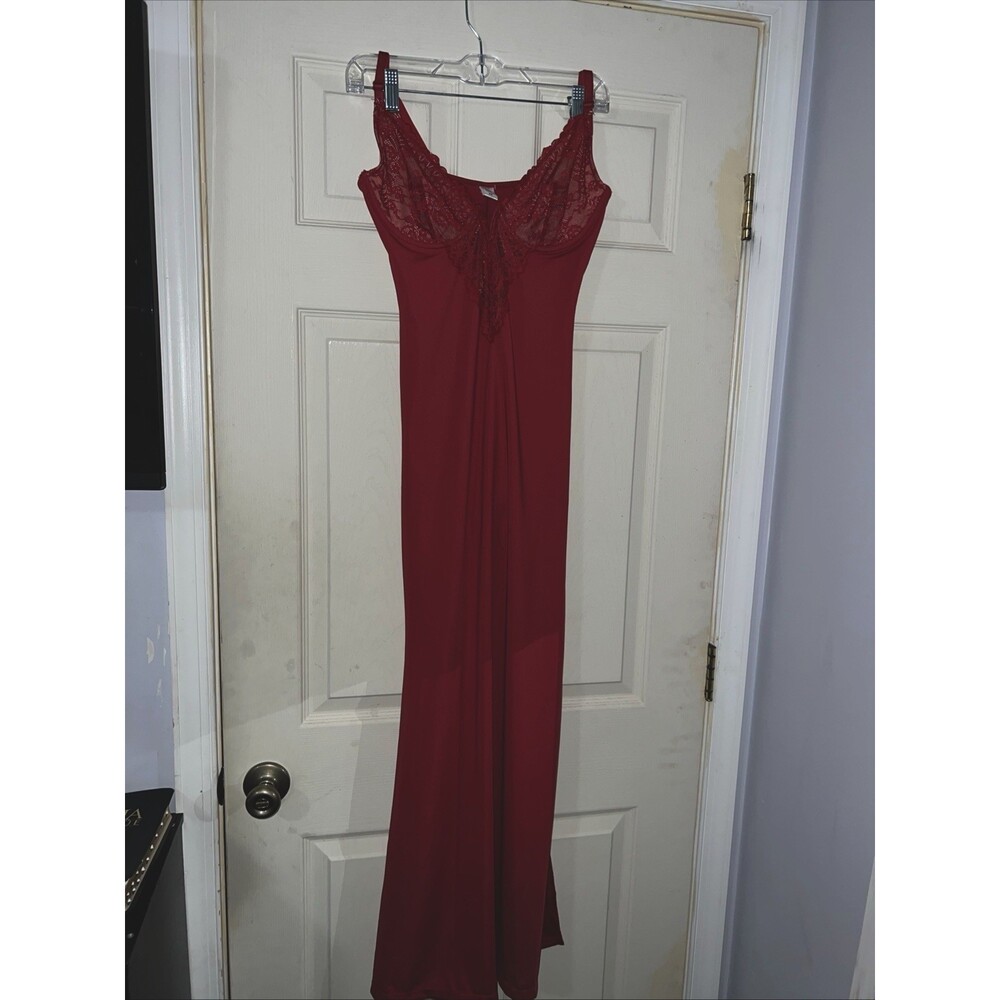 Popilush Lace Bodice Midi Dress Shapewear Lingerie Size Medium Sexy Party